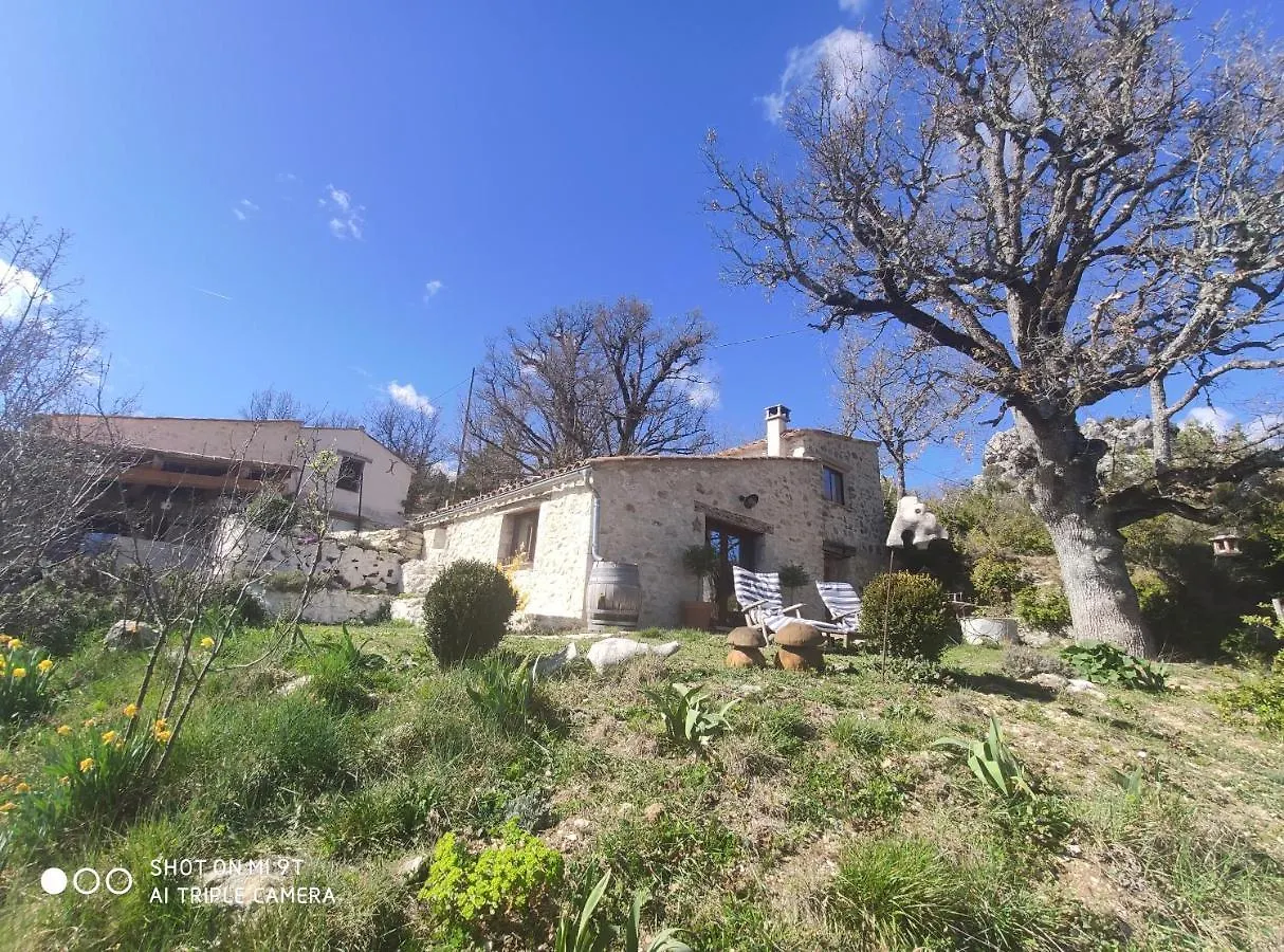 Bed & Breakfast Chambre Du Champon De Sainte Marguerite Gr49 Trigance
